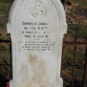 COETZEE Cornelia Jacomina Aletta nee KRUGER 1881-1941