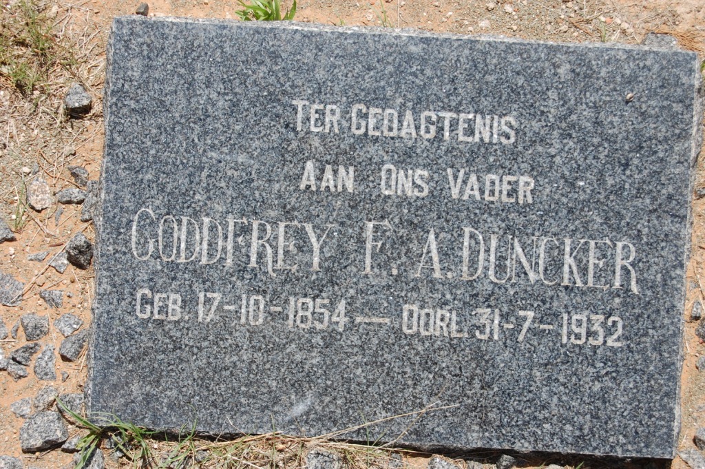 DUNCKER Goddfrey F.A. 1854-1932