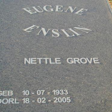 ENSLIN Eugene 1933-2005