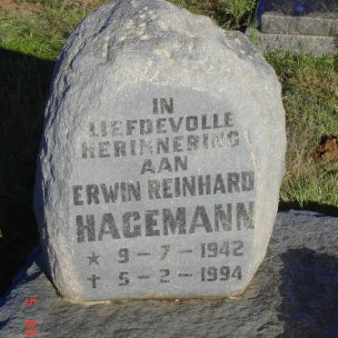 HAGEMANN Erwin Reinhard 1942-1994