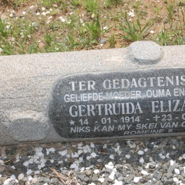 HAARHOFF Gertruida Elizabeth 1914-2003