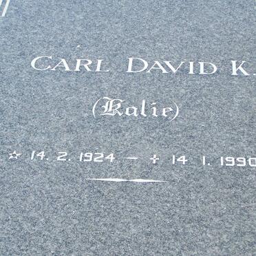? Carl David K. 1924-1990