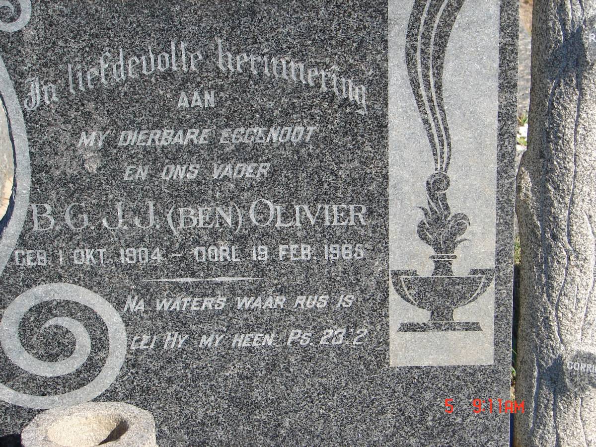 OLIVIER B.G.J.J. 1804-1965