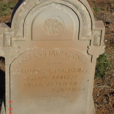 PRETORIUS Johannes L. 1857-1911