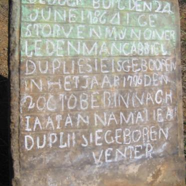 PLIESIE Gabriel, du 1796-1864 