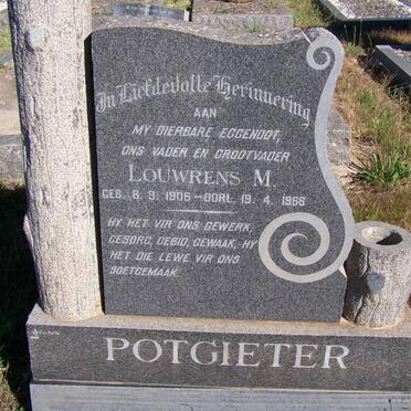 POTGIETER Lourens M. 1906-1966