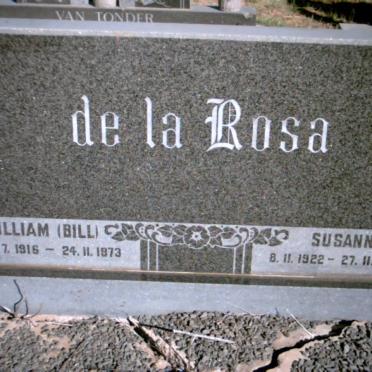 ROSA William, de la 1916-1973 &amp;  Susanna C. 1922-1975