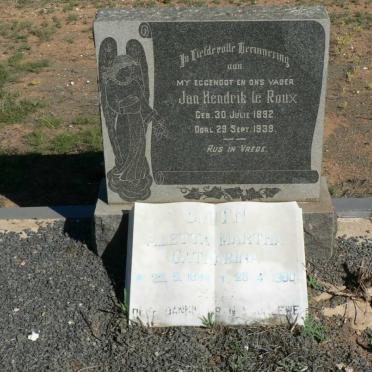 ROUX Jan Hendrik, le 1892-1939