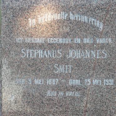 SMIT Stephanus Johannes 1887-1931