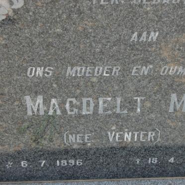 STRYDOM Magdelt M. nee VENTER 1896-1963