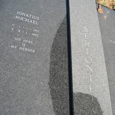 SERFONTEIN Ignatius Michael 1910-1992