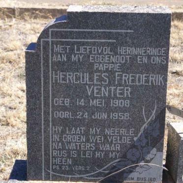 VENTER Hercules Frederik 1908-1958