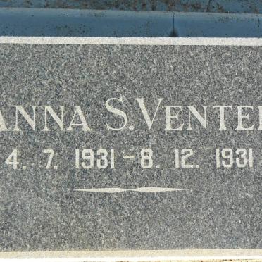 VENTER Anna S. 1931-1931