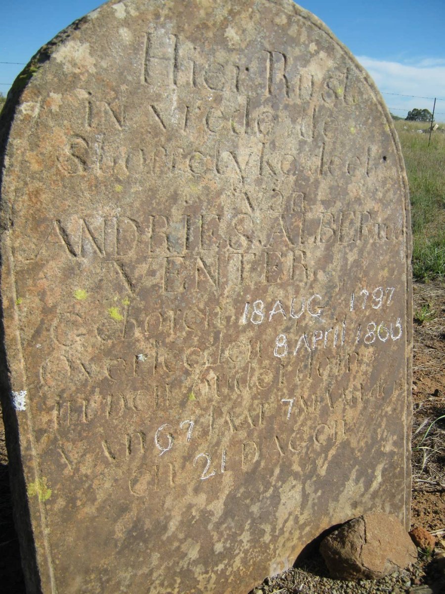 VENTER Andries Albertus 1797-1865