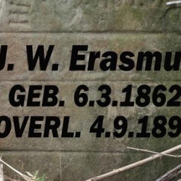ERASMUS J.W. 1862-1891