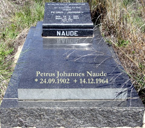 NAUDE Petrus Johannes 1902-1964