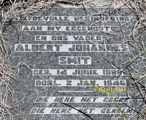 SMIT Albert Johannes 1888-1946
