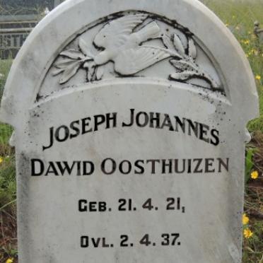 OOSTHUIZEN Joseph Johannes Dawid 1921-1937