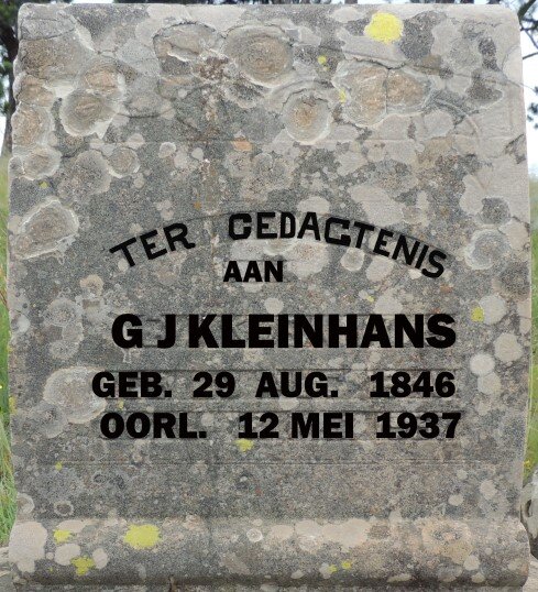 KLEINHANS G.J. 1846-1937