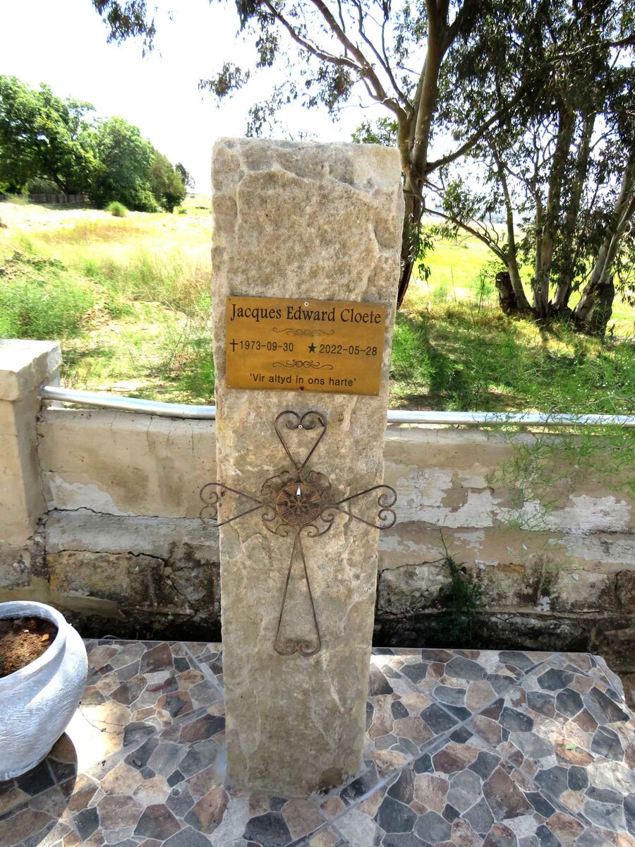 CLOETE Jacques Edward 1973-2022 _1