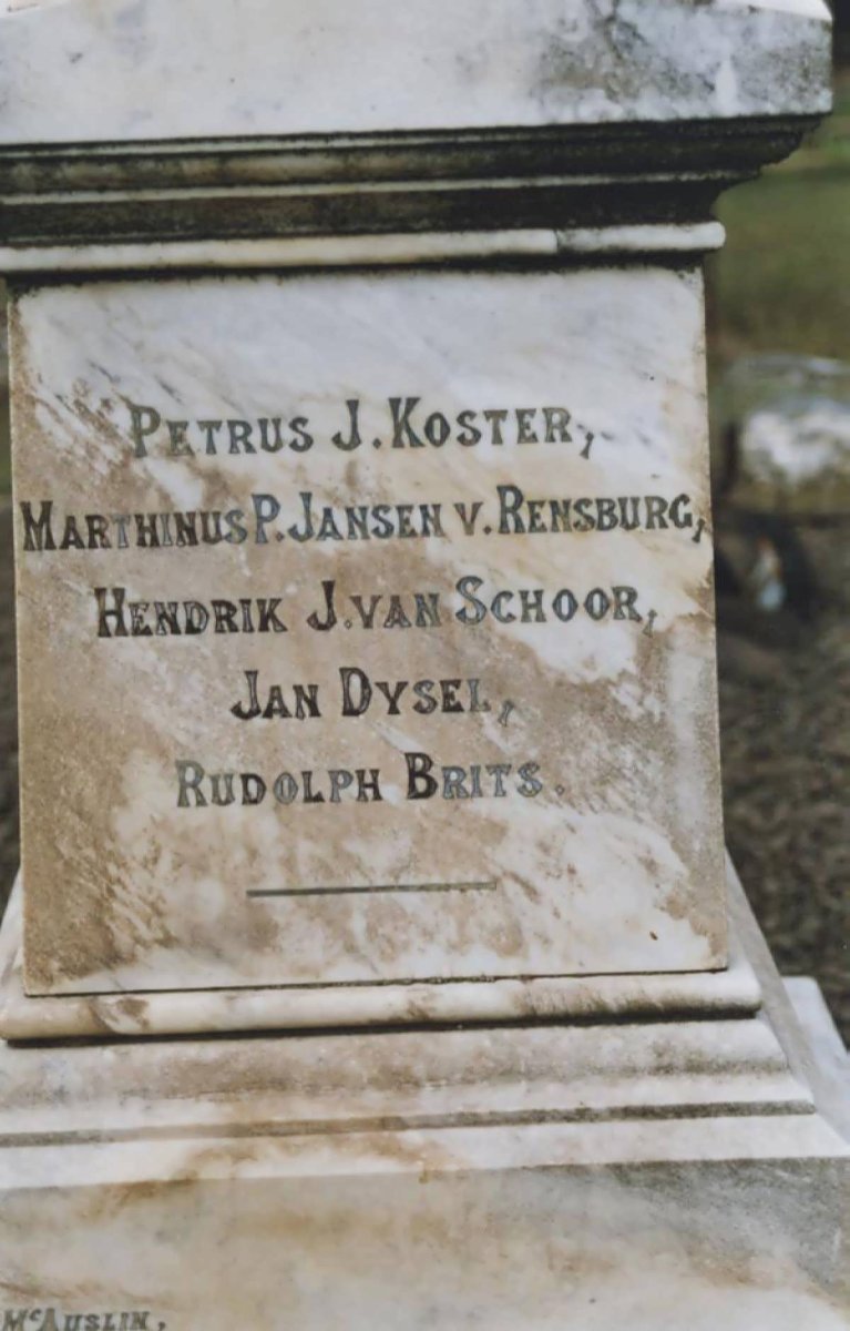 3. Monument erected for those who died 6.6.1901 at GRASPAN  