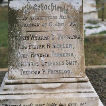 1. Monument erected for those who died 6.6.1901 at GRASPAN  