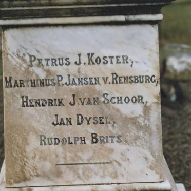 3. Monument erected for those who died 6.6.1901 at GRASPAN  