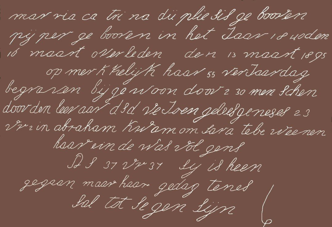 PLIESIS Maria Catrina, du 1840-1895