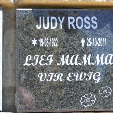 ROSS Judy 1922-2011