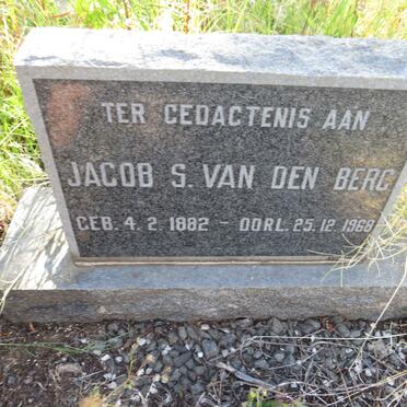 BERG Jacob S., van den 1882-1968