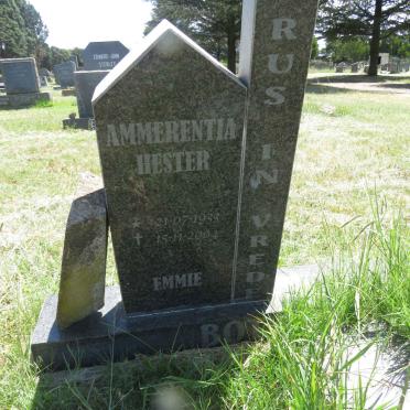 BOTHA Ammerentia Hester 1933-2004