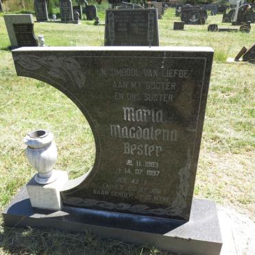 BESTER Maria Magdalena 1963-1997