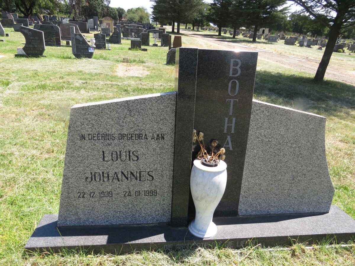 BOTHA Louis Johannes 1939-1999
