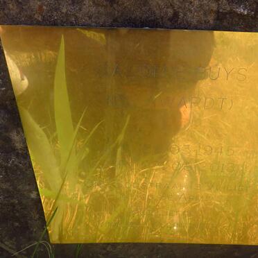 BUYS Salome nee DE SWARDT 1945-2013 