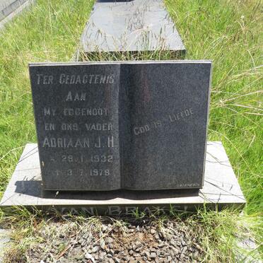 BRAKEL Adriaan J.H., van 1932-1978 