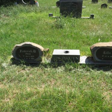 BRUYN Frederick D., de 1934-1992 & Lilla B. 1939-