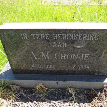 CRONJE A.M. 1898-1984