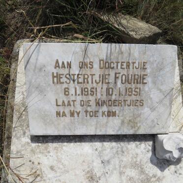 FOURIE Hestertjie 1951-1951