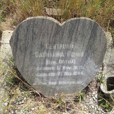 FOURIE Gertruida Catharina nee BOTHA 1879-1944