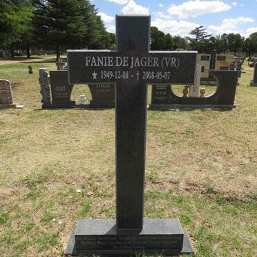 JAGER Fanie, de 1949-2008