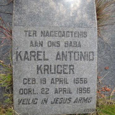 KRUGER Karel Antonio 1956-1956