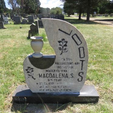 LOOTS Magdalena S. nee FOURIE 1933-2002