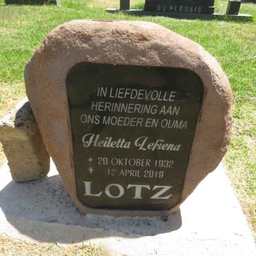 LOTZ Heiletta Lefiena 1932-2019