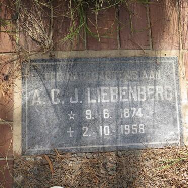 LIEBENBERG A.C.J. 1874-1958