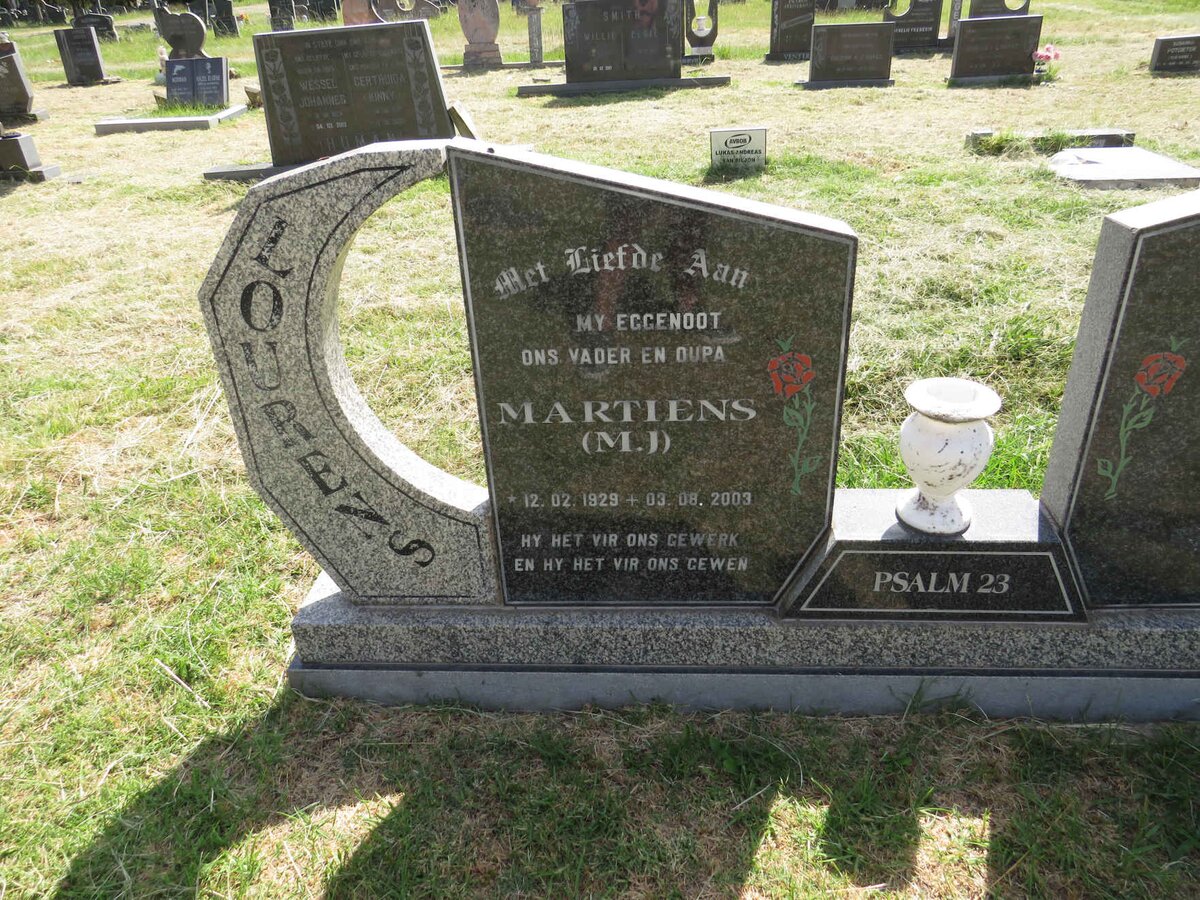 LOURENS M.J. 1929-2003