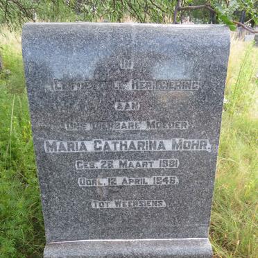MOHR Maria Catharina 1881-1946