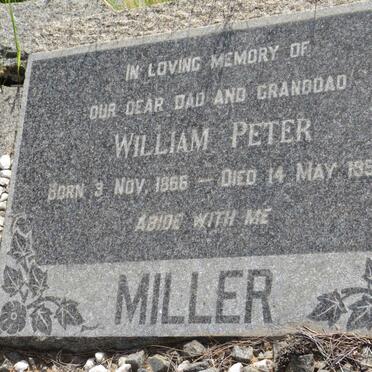 MILLER William Peter 1866-1953