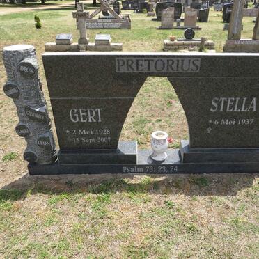 PRETORIUS Gert 1928-2007 & Stella 1937-
