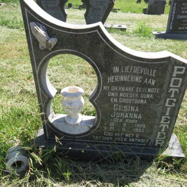 POTGIETER Gesina Johanna nee ROOS 1909-1993