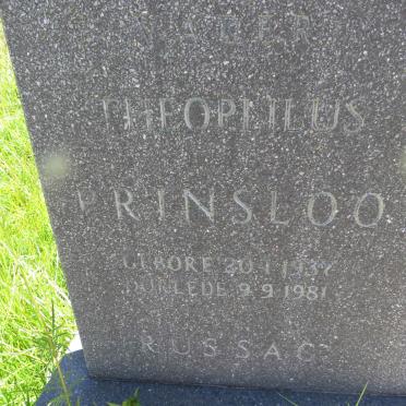 PRINSLOO Theoplilus 1937-1981